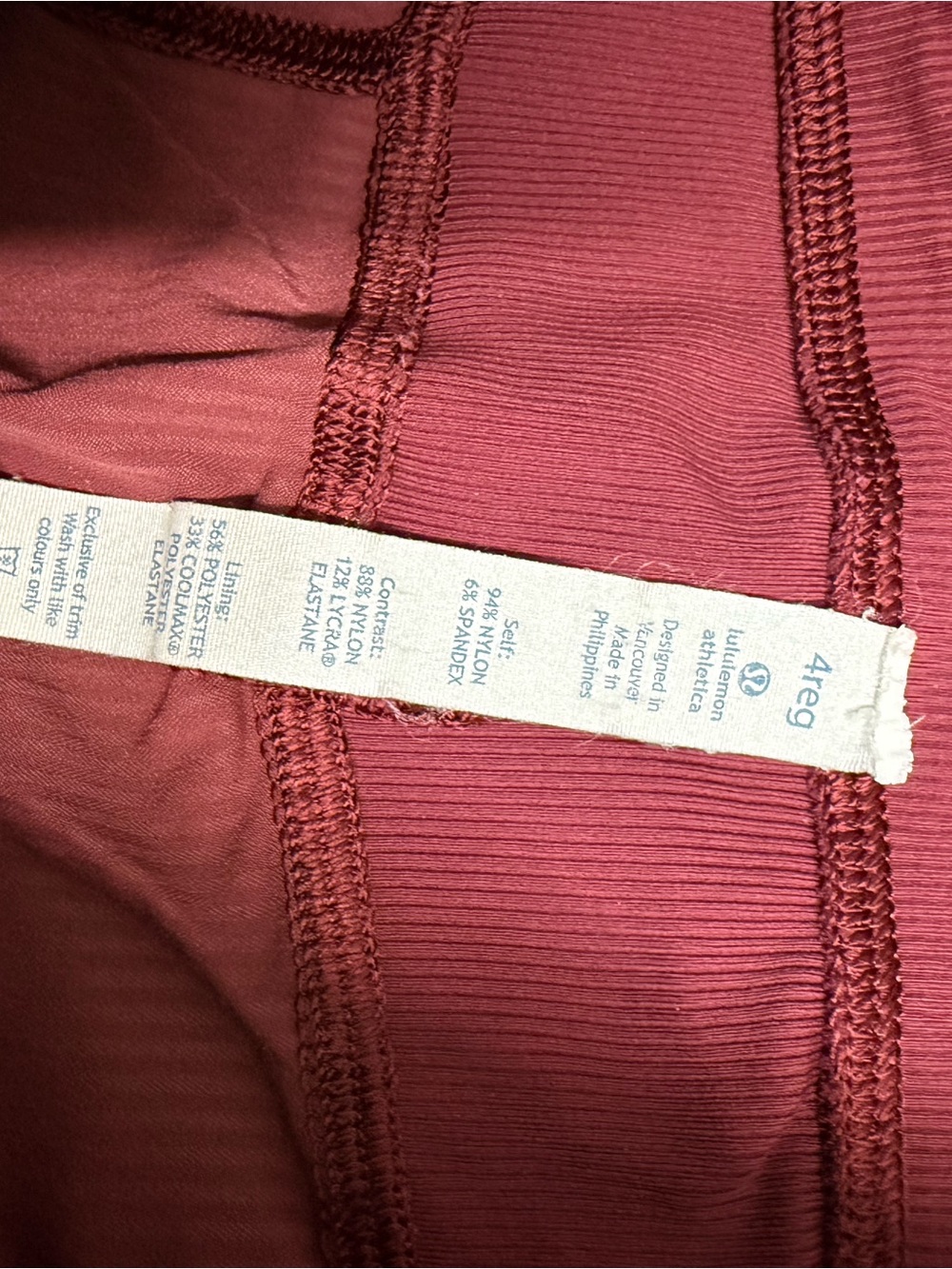 Lululemon Ribbed High-Waist Leggings - Dusty Rose